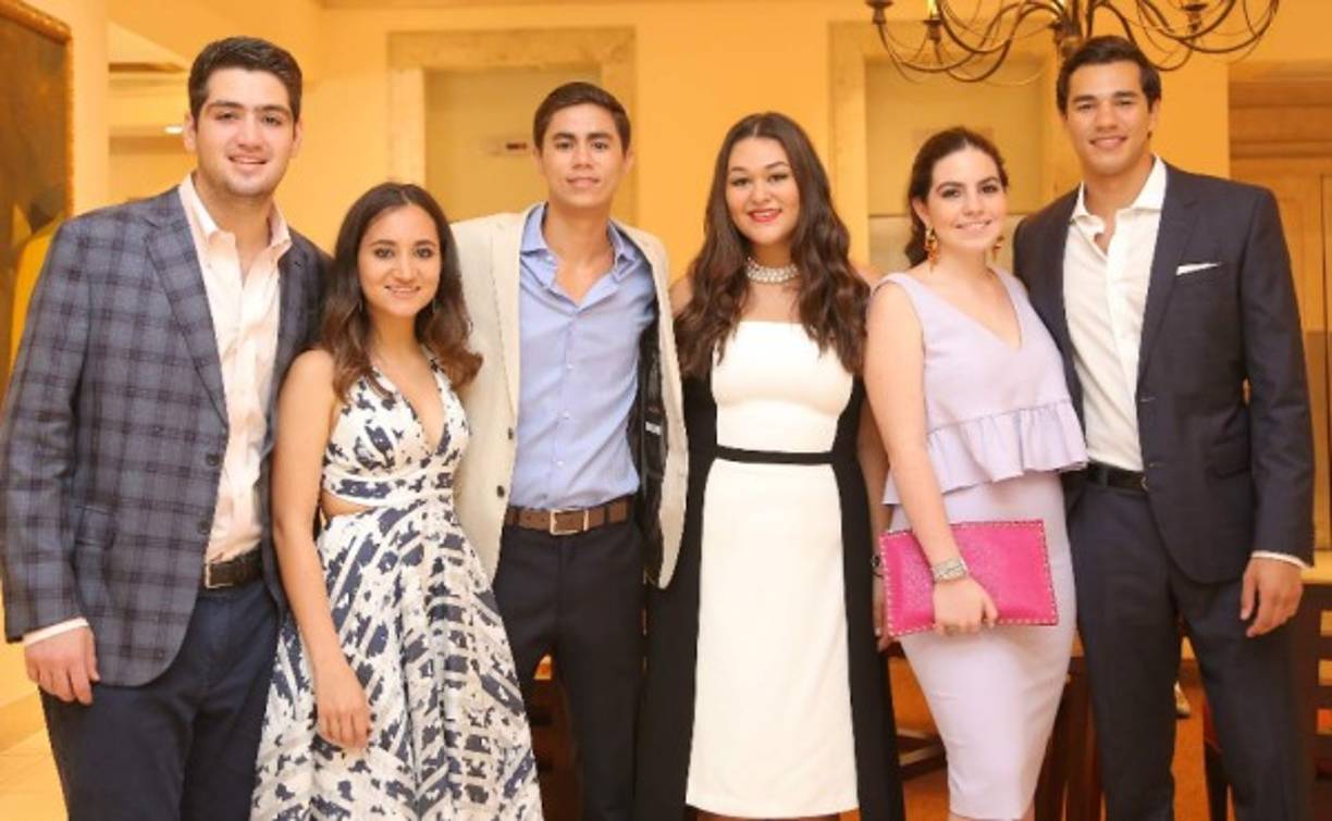 Juan Pablo Sabillón, Natalia Andonie, Roberto Matuty, Helena Rivera, Victoria Yibrín y Andrew Kane Szydel.