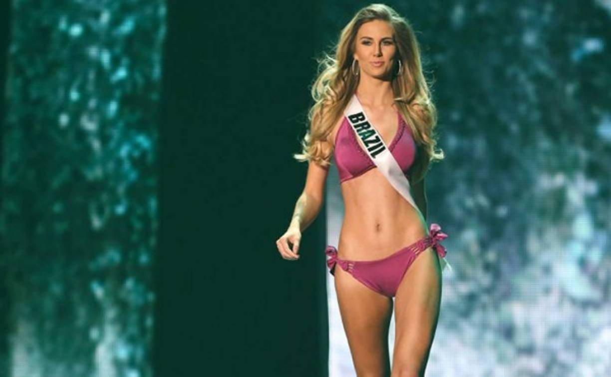 BRASIL. Marthina Brandt es la favorita de las latinas para triunfar. Será top 5. Es bella por cualquier ángulo. Fue electa una semana antes de que iniciara el certamen. Lució realmente espléndida.