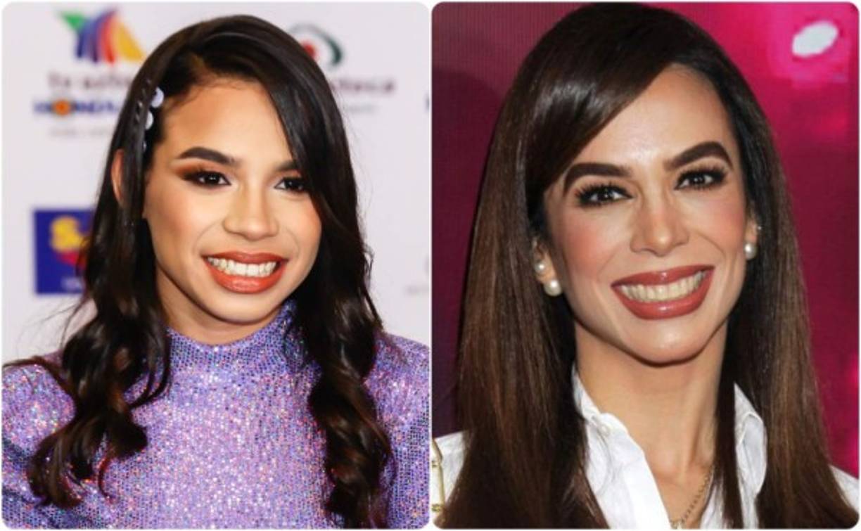 La hondureña Angie Flores ha sido comparada con la actriz y cantante mexicana Biby Gaytán en redes sociales.