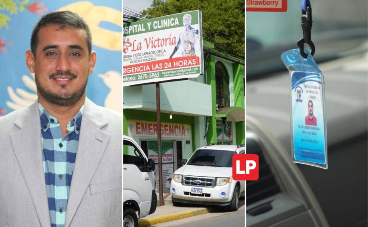 Alejandro Ramos Mármol, vicealcalde del municipio de Pimienta, departamento de Cortés, resultó herido tras un atentado criminal. 