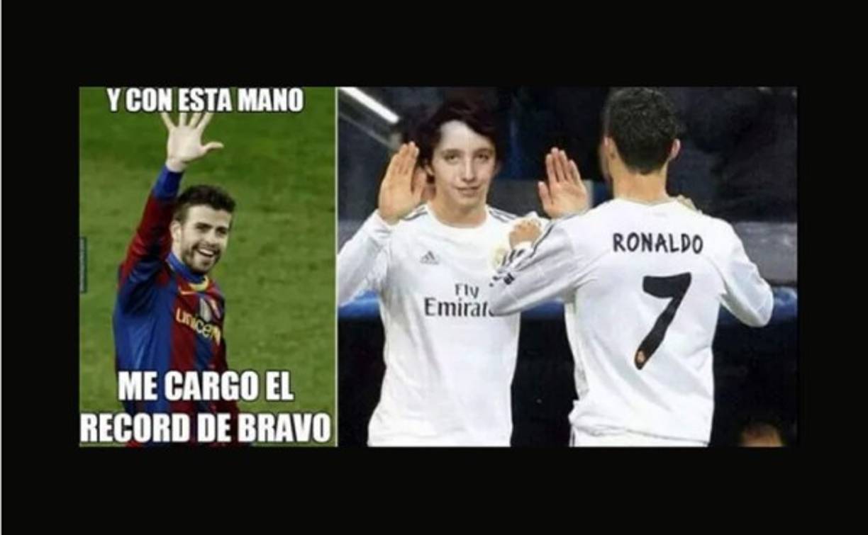 Meme de la temporada 2014/15 - Primera vuelta: Real Madrid 3-1 Barcelona.