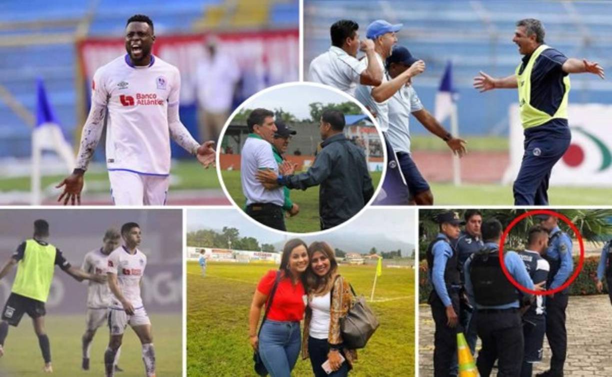 Las imágenes que nos dejó la jornada 5 del Torneo Clausura 2020 de la Liga SalvaVida con el clásico Olimpia-Motagua como protagonista.