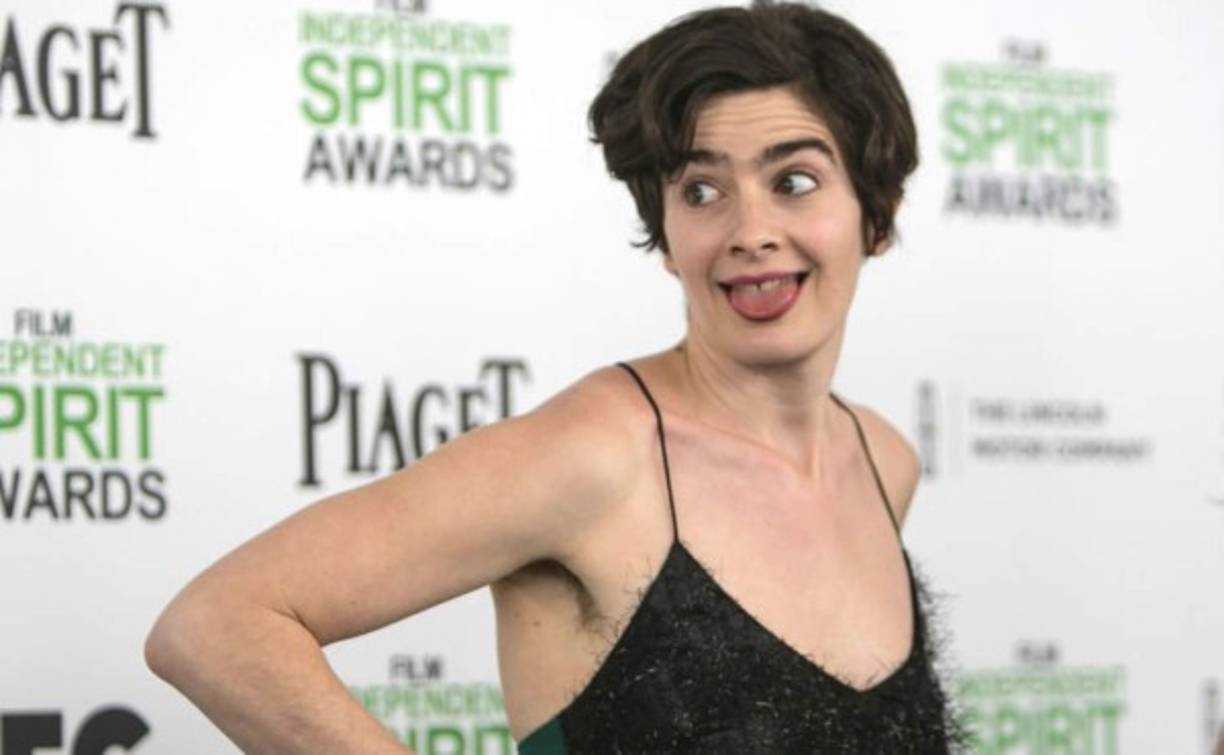 Una de las actrices de 'Girls', Gaby Hoffmann ha mostrado en las pasarelas su su vello.