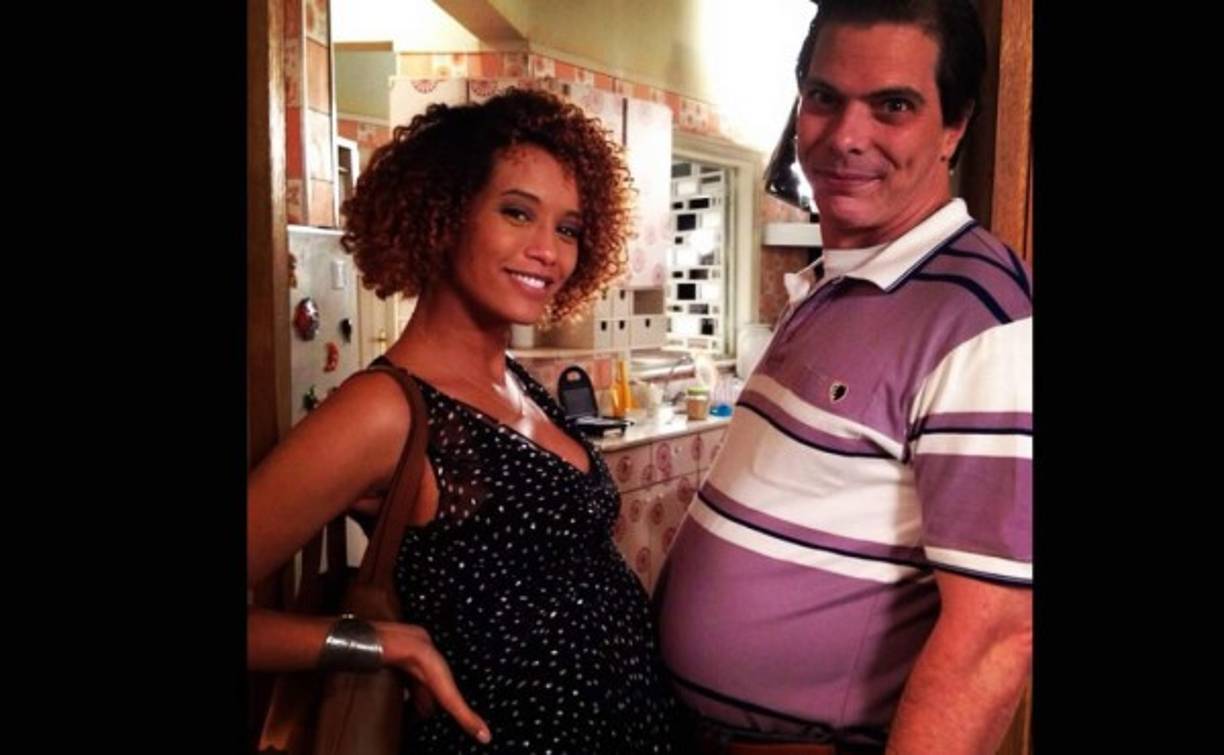 La actriz es una orgullosa madre de su varón de un año João Vicente de Araújo Ramos.