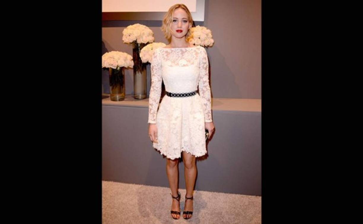 Jennifer Lawrence en un homenaje a Matthew Mcconaughey.