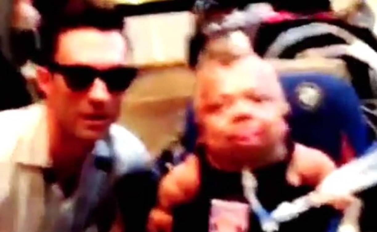 Adam Levine con Cris.