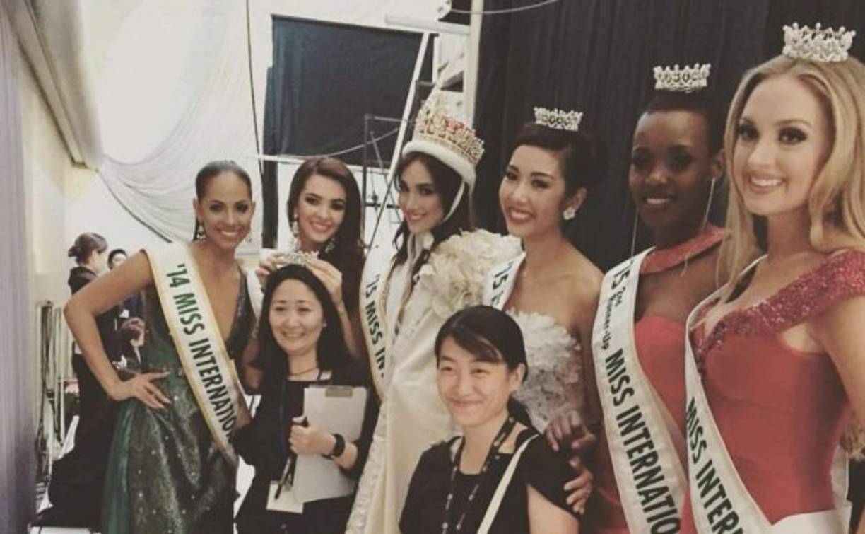 Las ganadoras del Miss Internacional 2015.