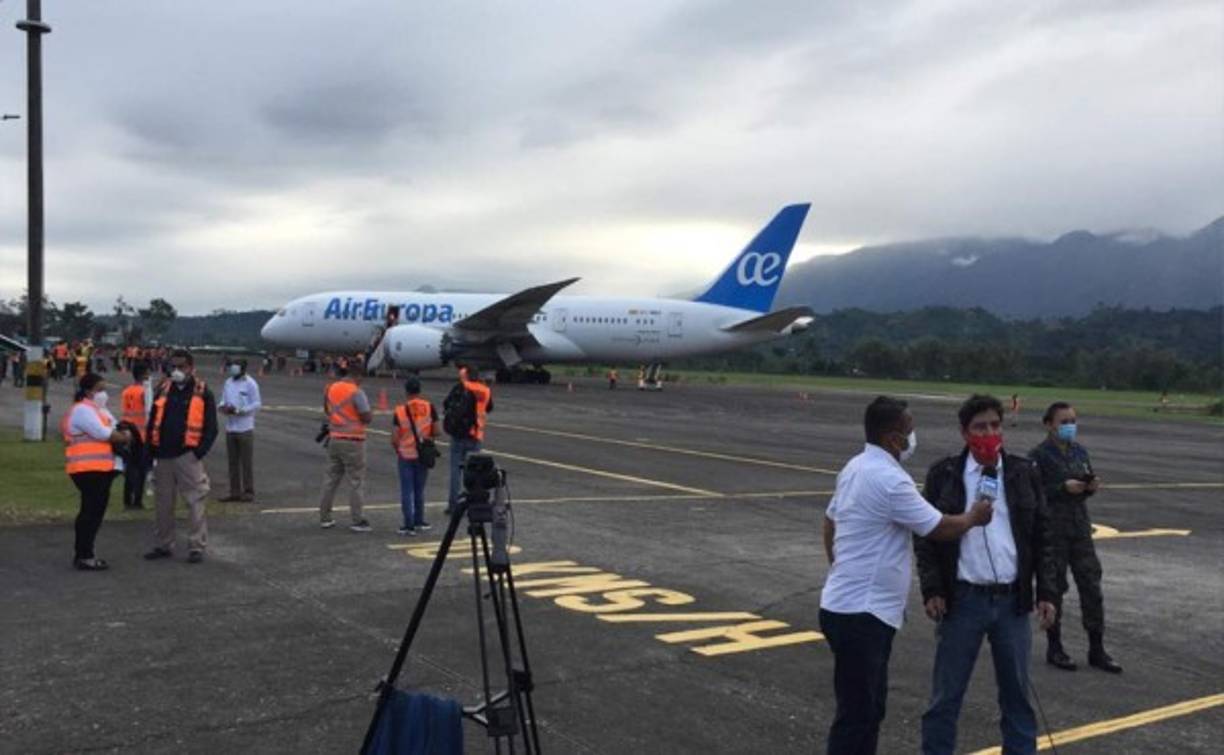 La última vez que Air Europa había aterrizado en Honduras fue el pasado jueves 29 de octubre, vía el Aeropuerto Internacional Ramón Villeda Morales.