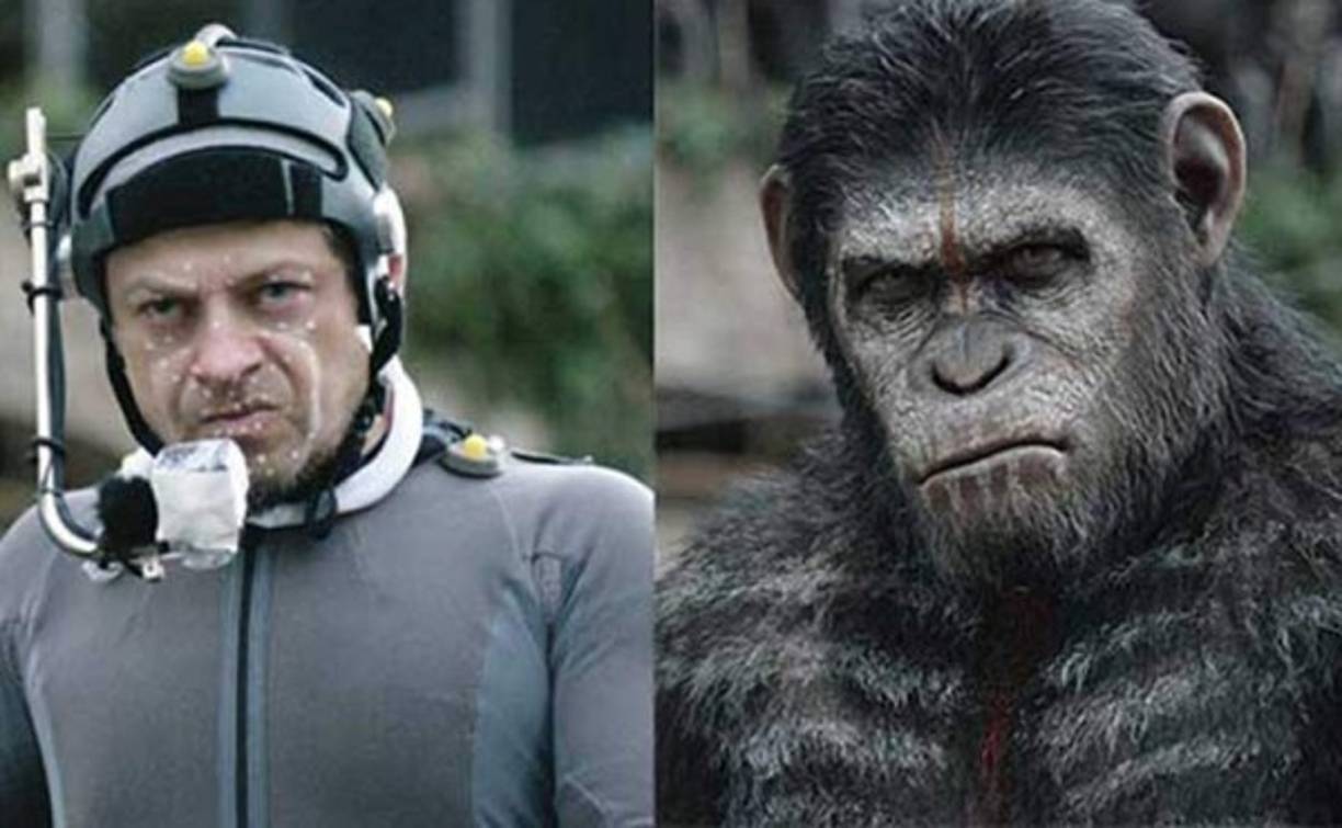 Andy Serkis/ El planeta de los simios (2011 y 2014) Una creciente nación de simios genéticamente evolucionados, bajo el mando de César, se ve amenazada por un grupo de seres humanos que ha sobrevivido al devastador virus desatado diez años atrás. Alcanzan una frágil paz poco duradera, ya que ambos bandos son llevados al borde de una guerra que decidirá cuál será la especie dominante de la Tierra.