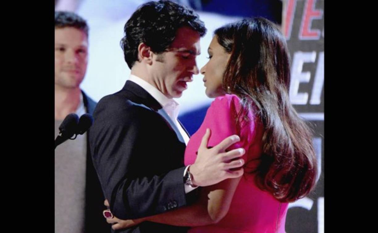 Chris Messina y Mindy Kaling.
