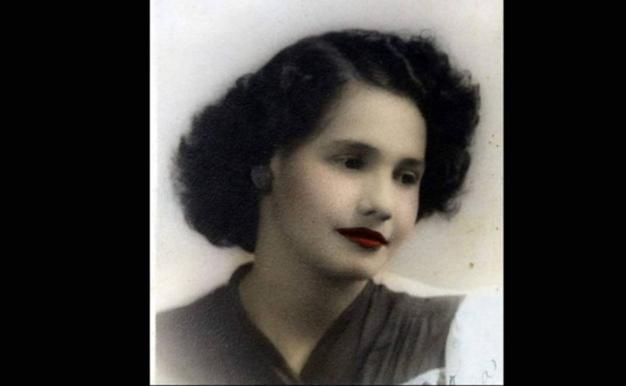 La bellísima Alma Galeano, quien fuera una de las reinas sampedranas en 1947.