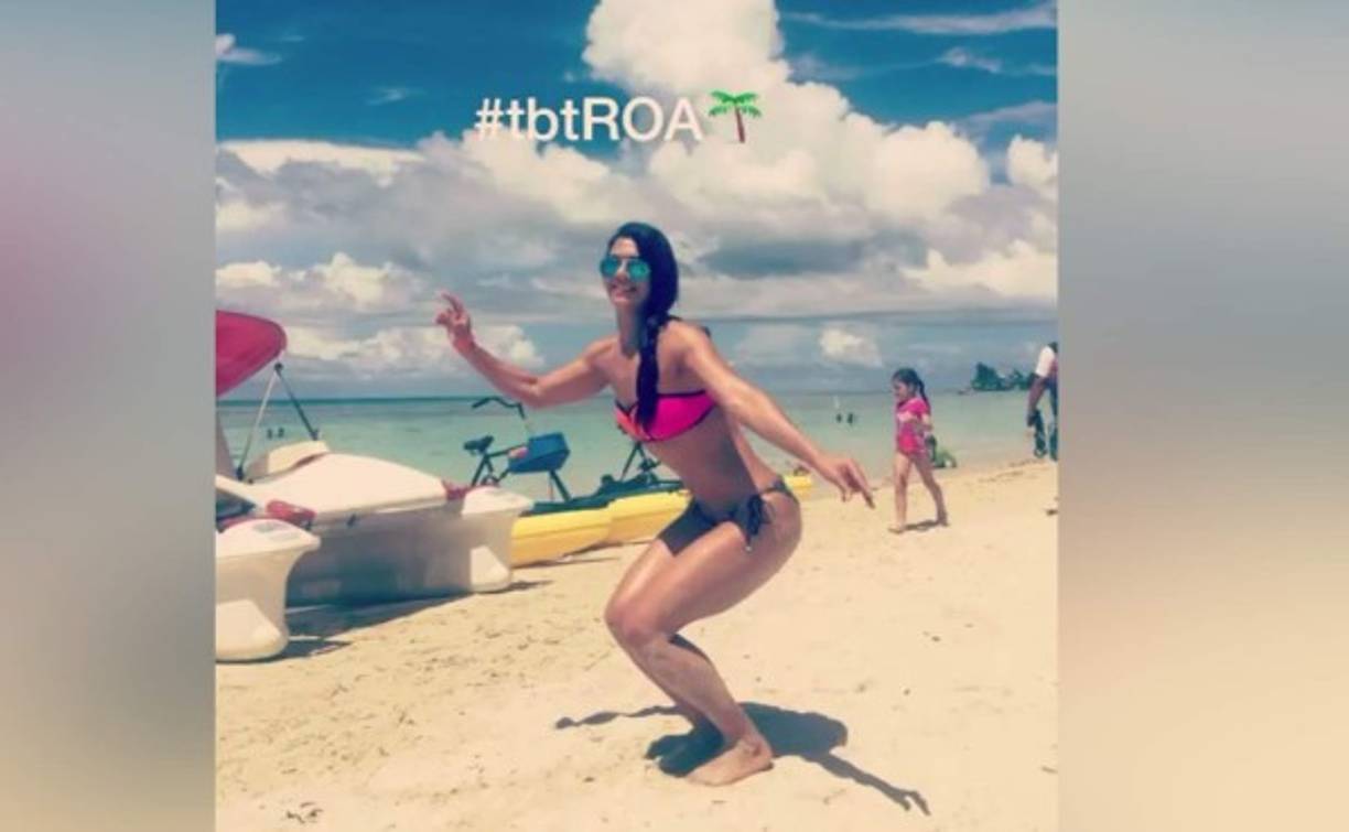 Para relajarse, Loren se fue a Roatán durante el feriado de Octubre y la pasó genial.