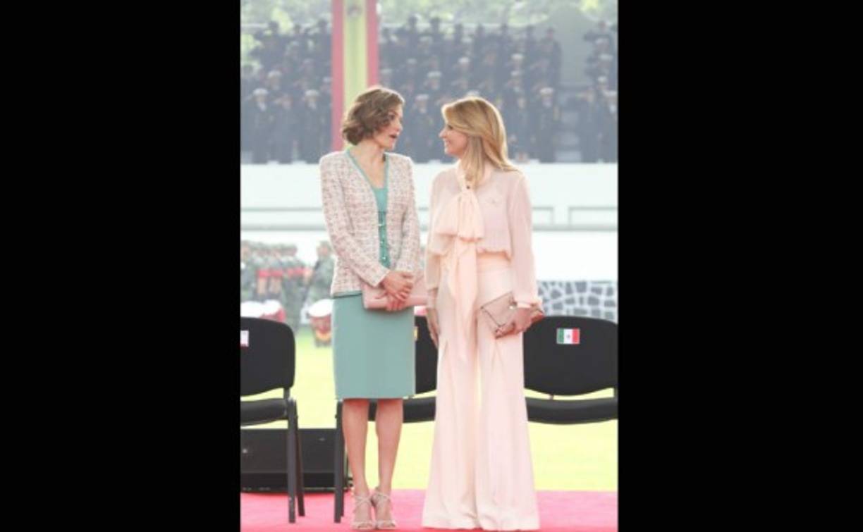 Letizia y Angélica Rivera.