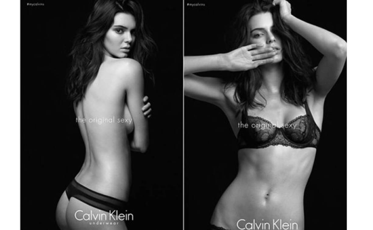 La modelo Kendall Jenner lució más sexy que nunca para la campaña de Calvin Klein.