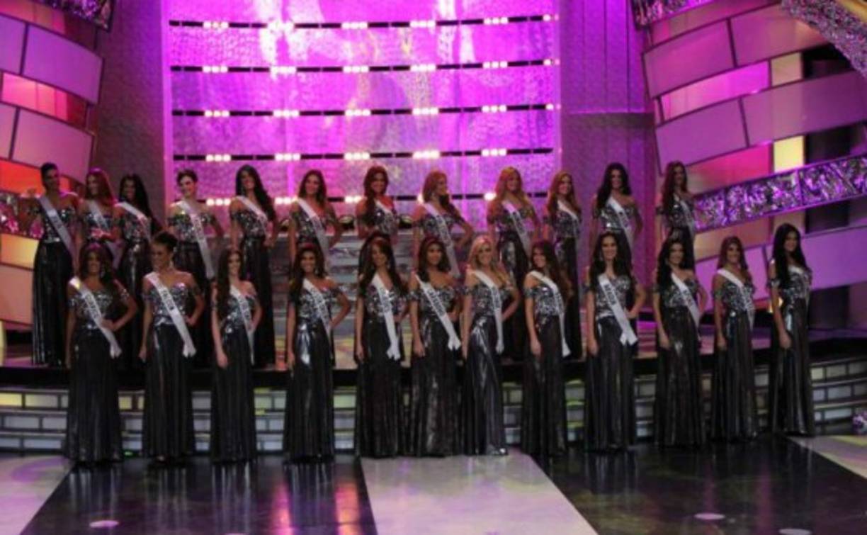 Las beldades fueron presentadas a la prensa venezolana.