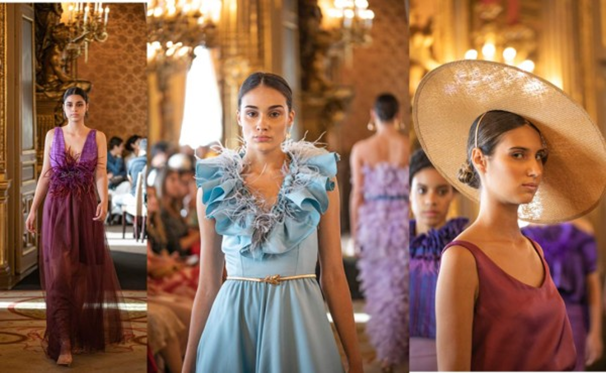 'Para lograr mi objetivo, utilicé en mis diseños telas lencas que fueron fabricadas en La Esperanza/Honduras, por manos de mujeres lencas, quienes hilo a hilo tejieron esos bellos lienzos con los que confeccioné mis diseños', le explicó a La Prensa Romero, quien radica en Madrid, España.