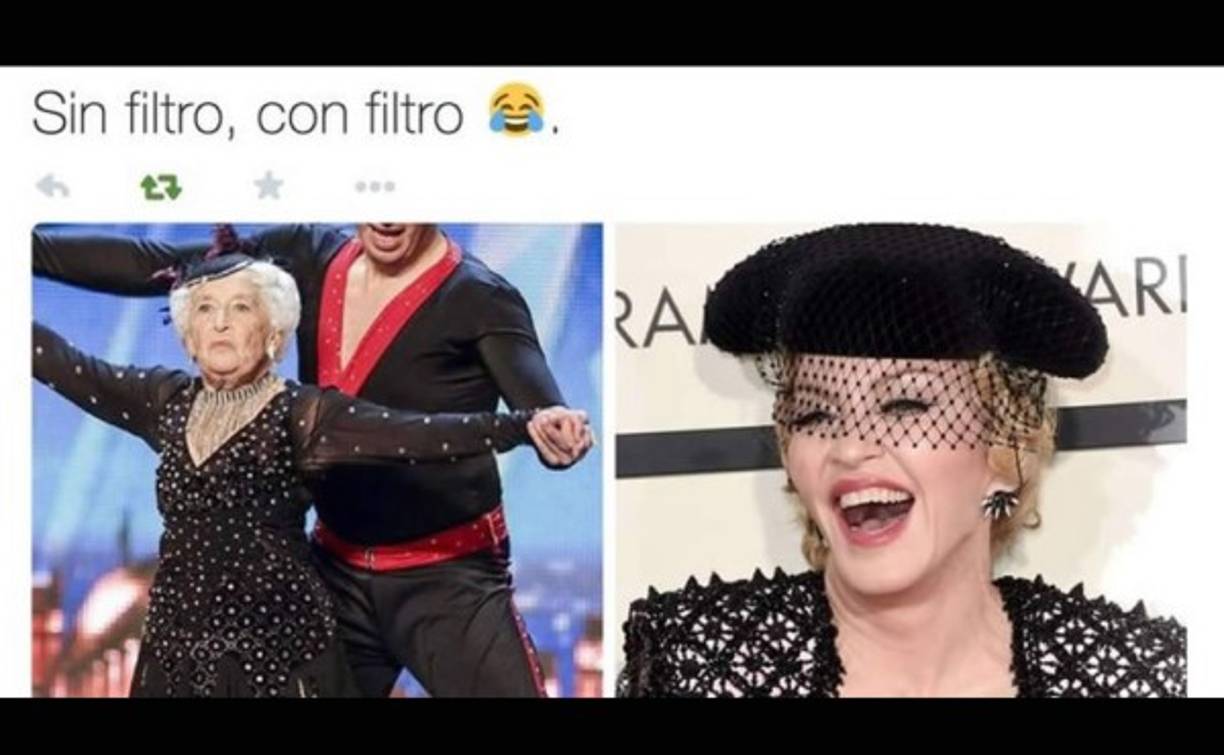 La pobre Madonna no pasó desapercibida en los Grammy 2015.