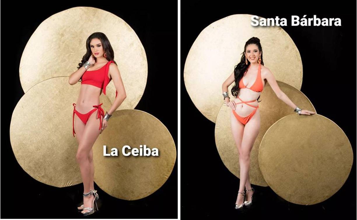 Sandra Hind es la representante de La Ceiba. Alejandra Paz concursa por el departamento de Santa Bárbara.