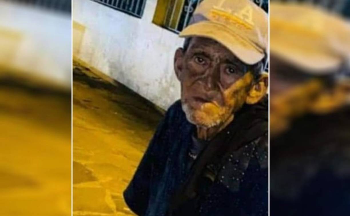 El anciano fallecido fue identificado como Juan de Dios Flores. Los habitantes lo trataban cómo un niño puesto que era muy querido.