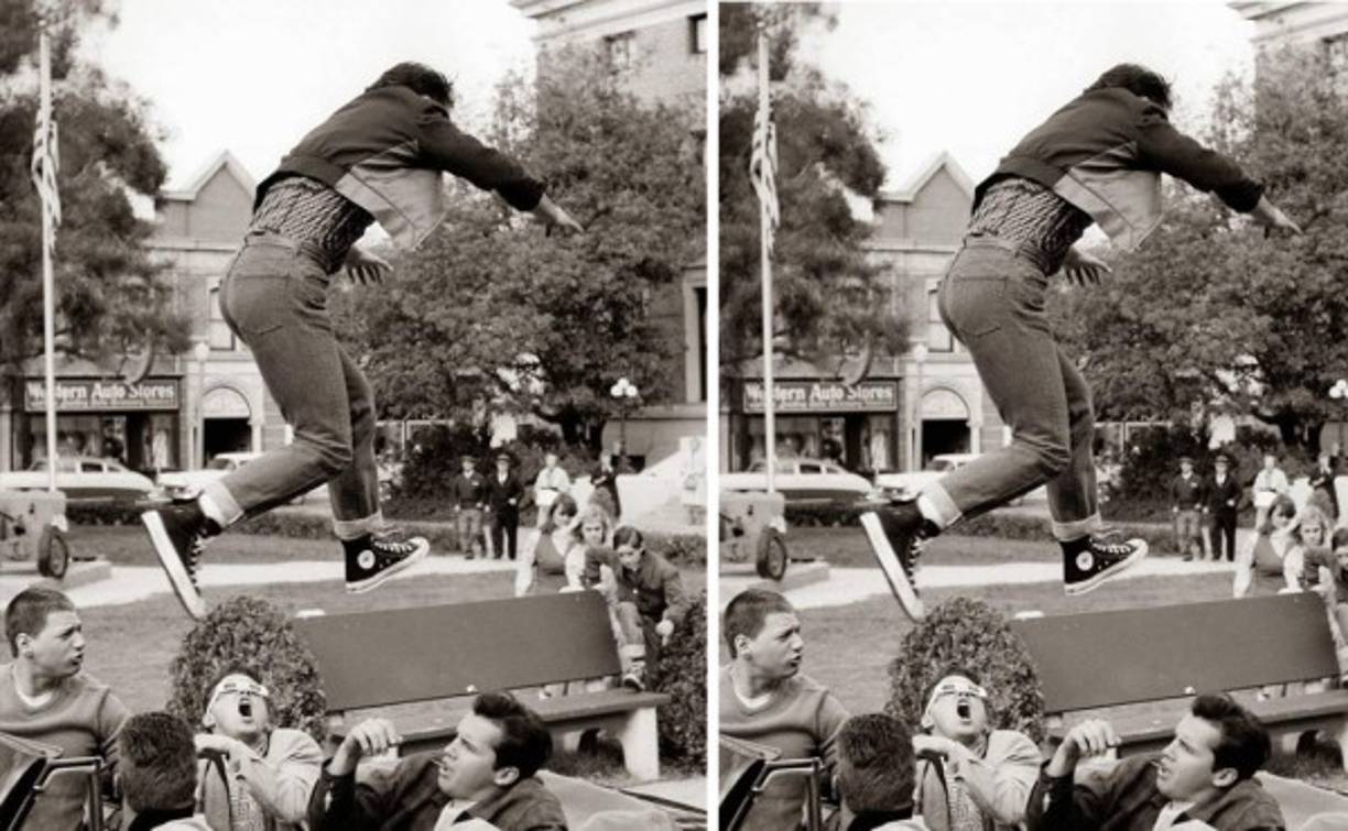 Algunas de las escenas donde no se usaron dobles.