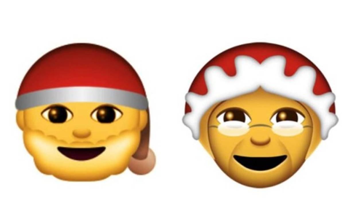 En navidad no pueden faltar estos divertidos emoticones que adornan las conversaciones y estados. Ahora tendrás disponible a Santa y la Señor Claus.