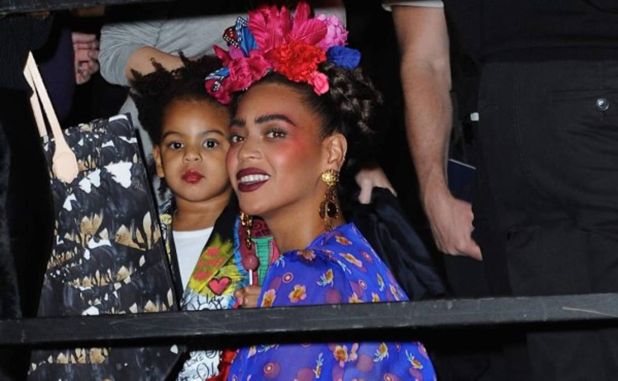 Poco a poco, el rostro de Blue Ivy va siendo más conocido por los admiradores de Beyoncé y su esposo.