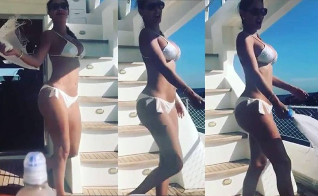 Inmediatamente algunos de sus seguidores señalaron supuestos cambios en su figura especulando que Ninel se habría sometido a un aumento de glúteos.