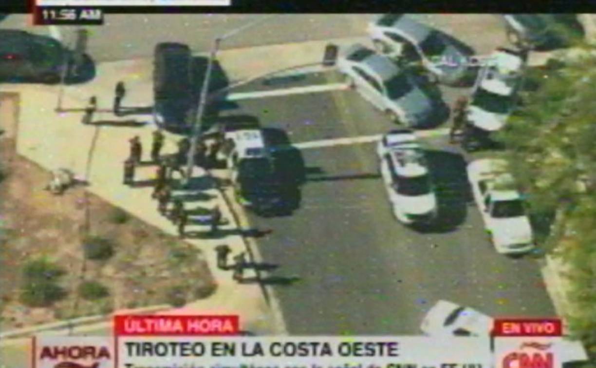 Una toma aérea del lugar donde ocurrió el violento hecho.