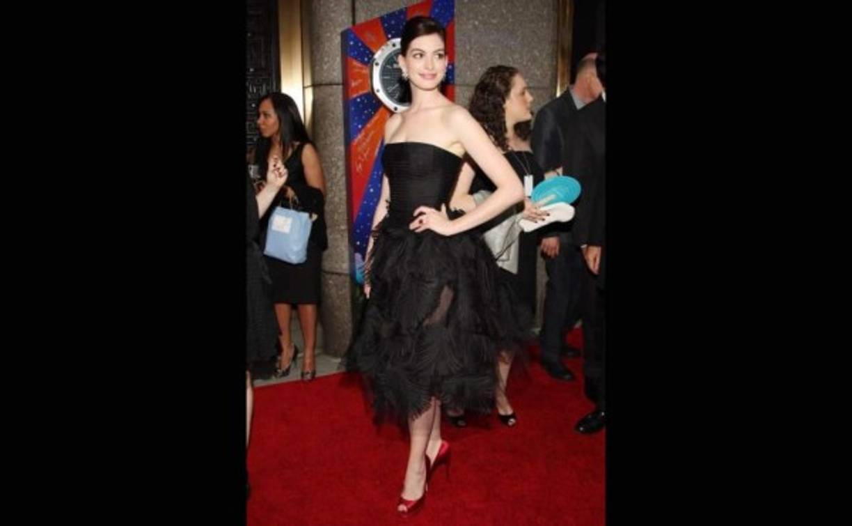 La actriz Anne Hathaway.