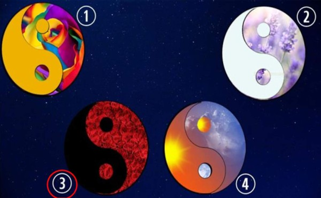 Yin y yang 3<br/><br/>Si escogiste el número 3, eres una persona amorosa y con mucha alegría. Tu ser es muy especial, por eso le caes bien a todo el mundo.