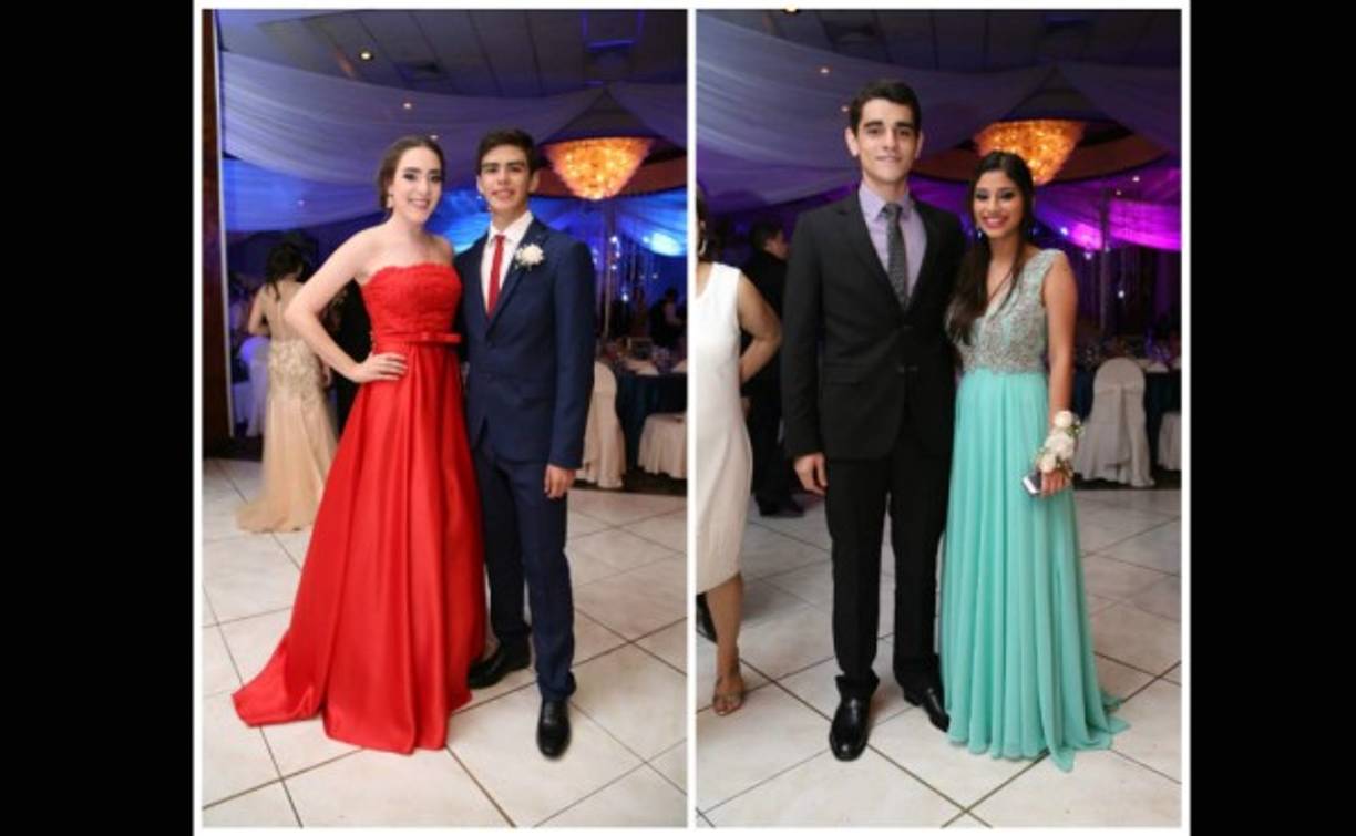 Alexandra Handal y Geovani Bonilla con Javier Amaya y Sofía Palacios .