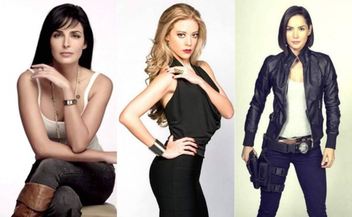 Ximena Herrera, Fernanda Castillo y Carmen Villalobos han conquistado con sus atributos al público de la éxitosa narcotelenovela El Señor de los Cielos.