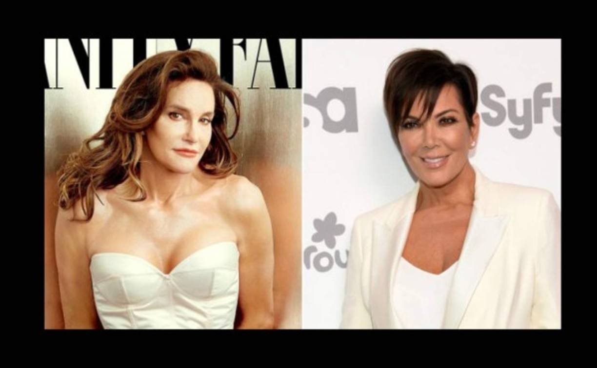 Caitlyn debutó en Vanity Fair con este blanco perla, Kris lo presumió antes en una gala.