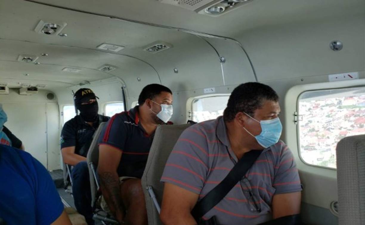 En este caso se contó con el apoyo de efectivos de la Fuerza Naval de Islas de la bahía.