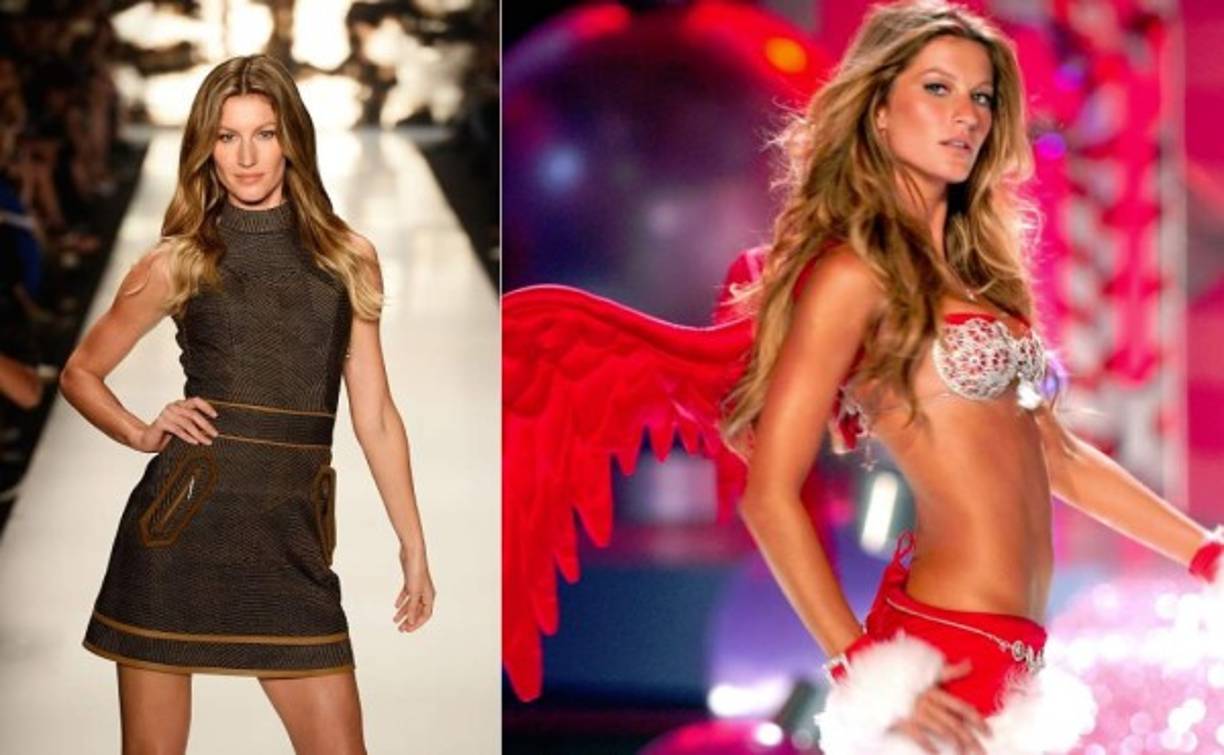 Gisele Bündchen mide 1 metro 80 y pesa 125.4 libras. Su IMC es de 17.59, y está por debajo de lo normal.