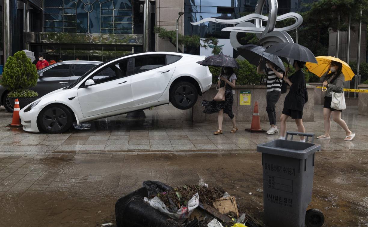 Las peores lluvias en 80 años en Corea del Sur dejan al menos 8 muertos en inundaciones