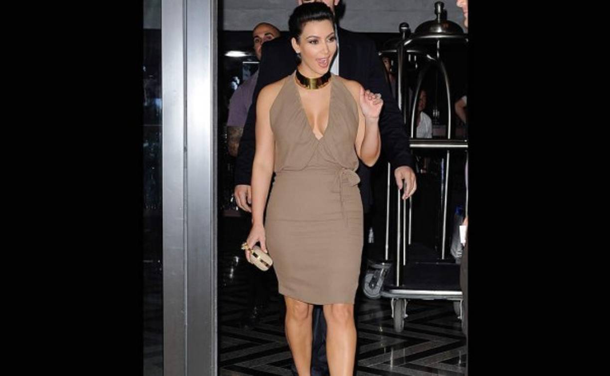 Las curvas de Kim la catapultaron a la fama internacional.