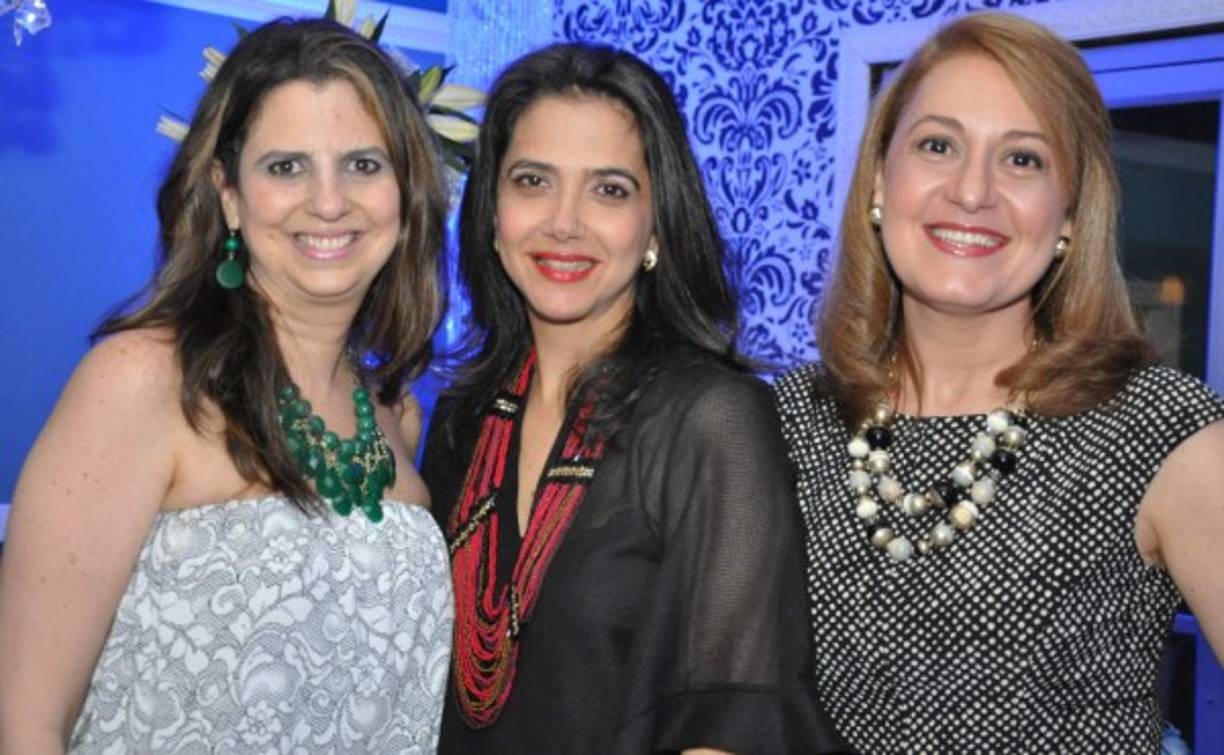Marcela Saybe, Fairuz Khoury y Samia Jarufe.