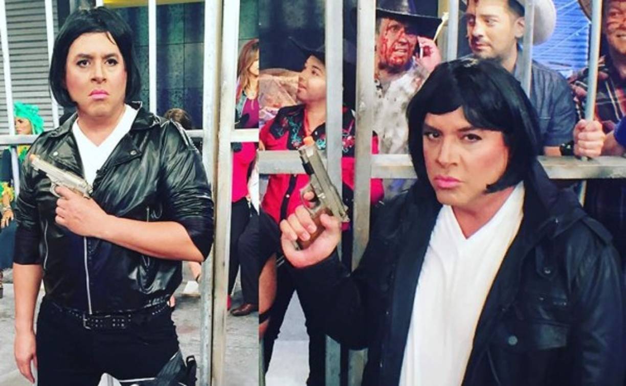 Daniel Sarco se visitó de Leonor Ballesteros, el papel que protagoniza Carmen Villalobos en 'El Señor de Los Cielos'.