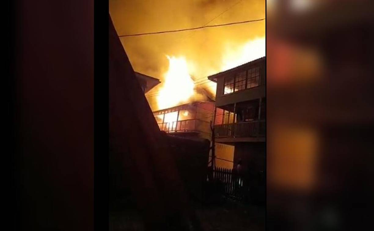 Guanaja no cuenta con bomberos. 