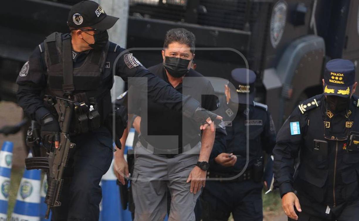 Ramón Sabillón dio una conferencia de prensa este jueves previo a la extradición. 