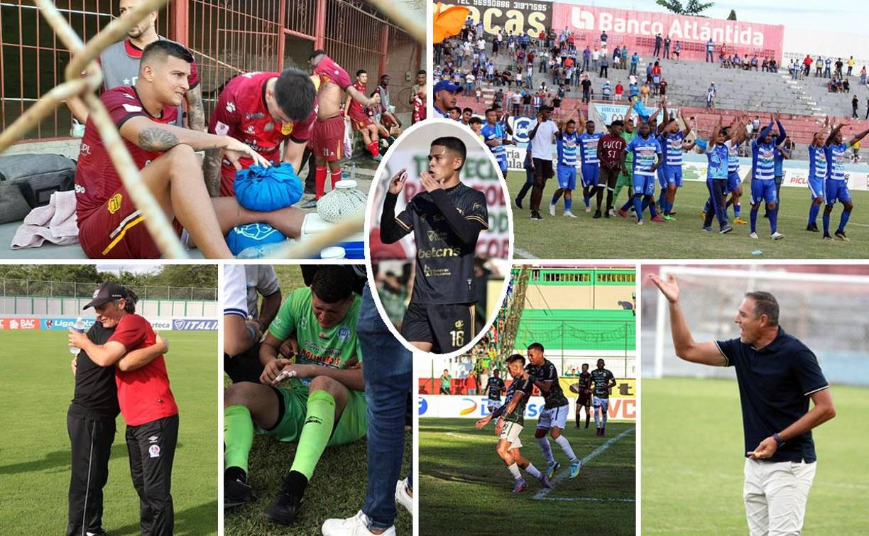Las imágenes que dejó la última jornada (18) de las vueltas regulares del Torneo Apertura 2022 de la Liga Nacional de Honduras.