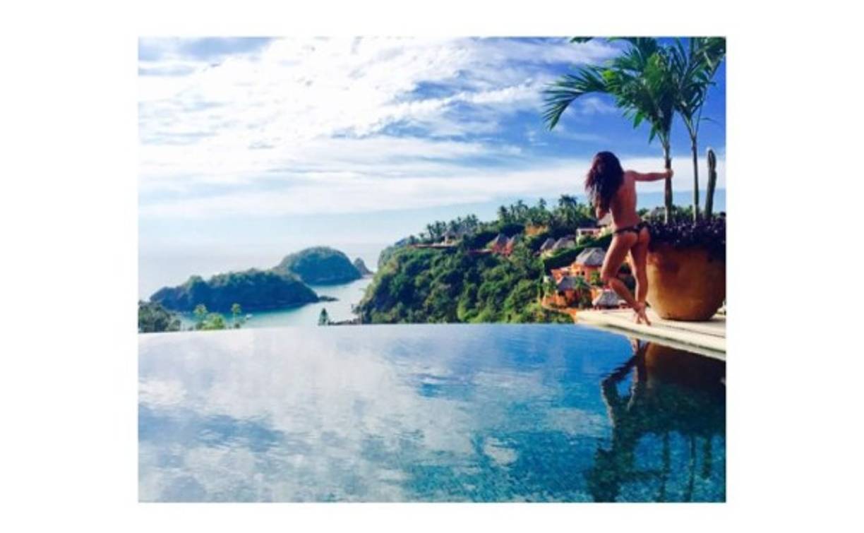 La actriz y protagonista de la serie Glee, Lea Michele acostumbra a presumir tangas en sus redes sociales.