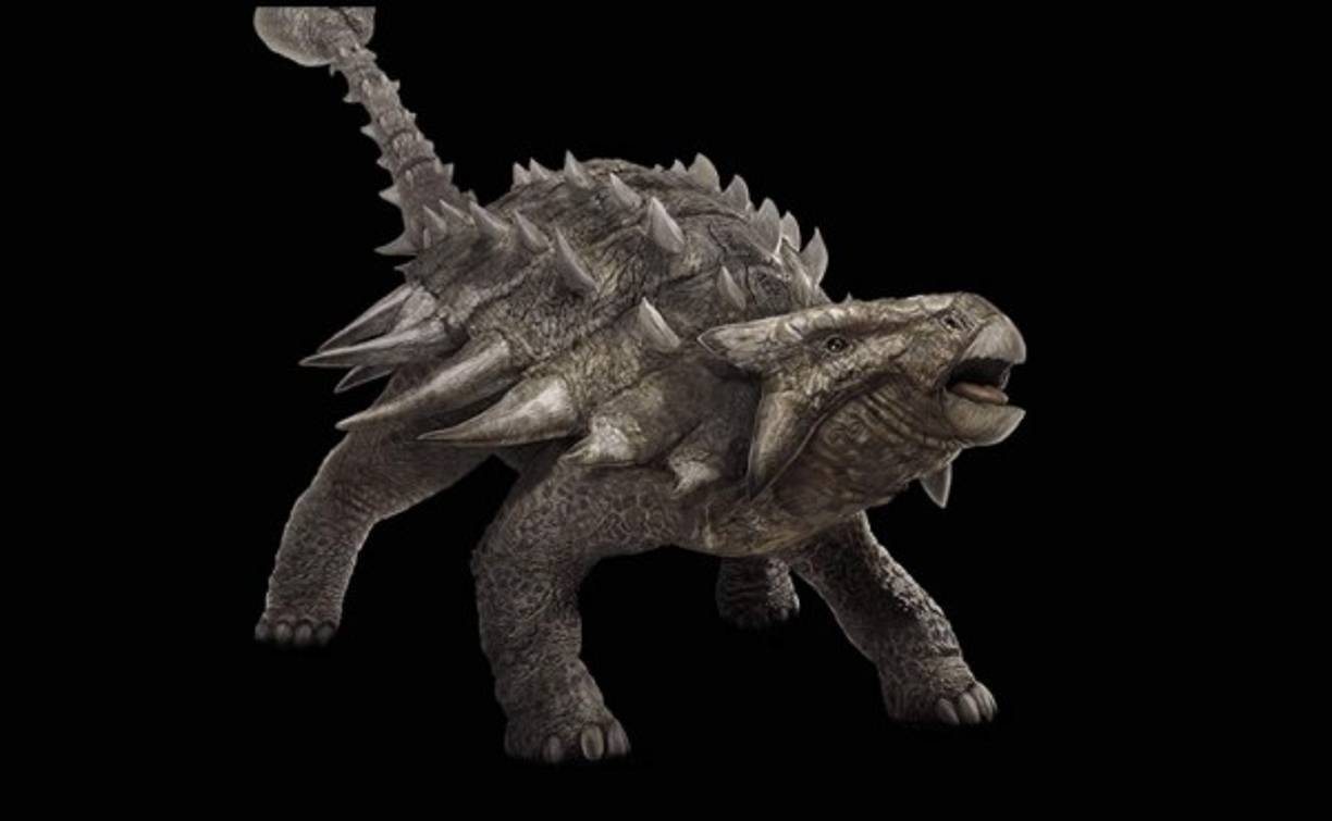 Ankylosaurus, seis toneladas y más de 9 metros de altura.
