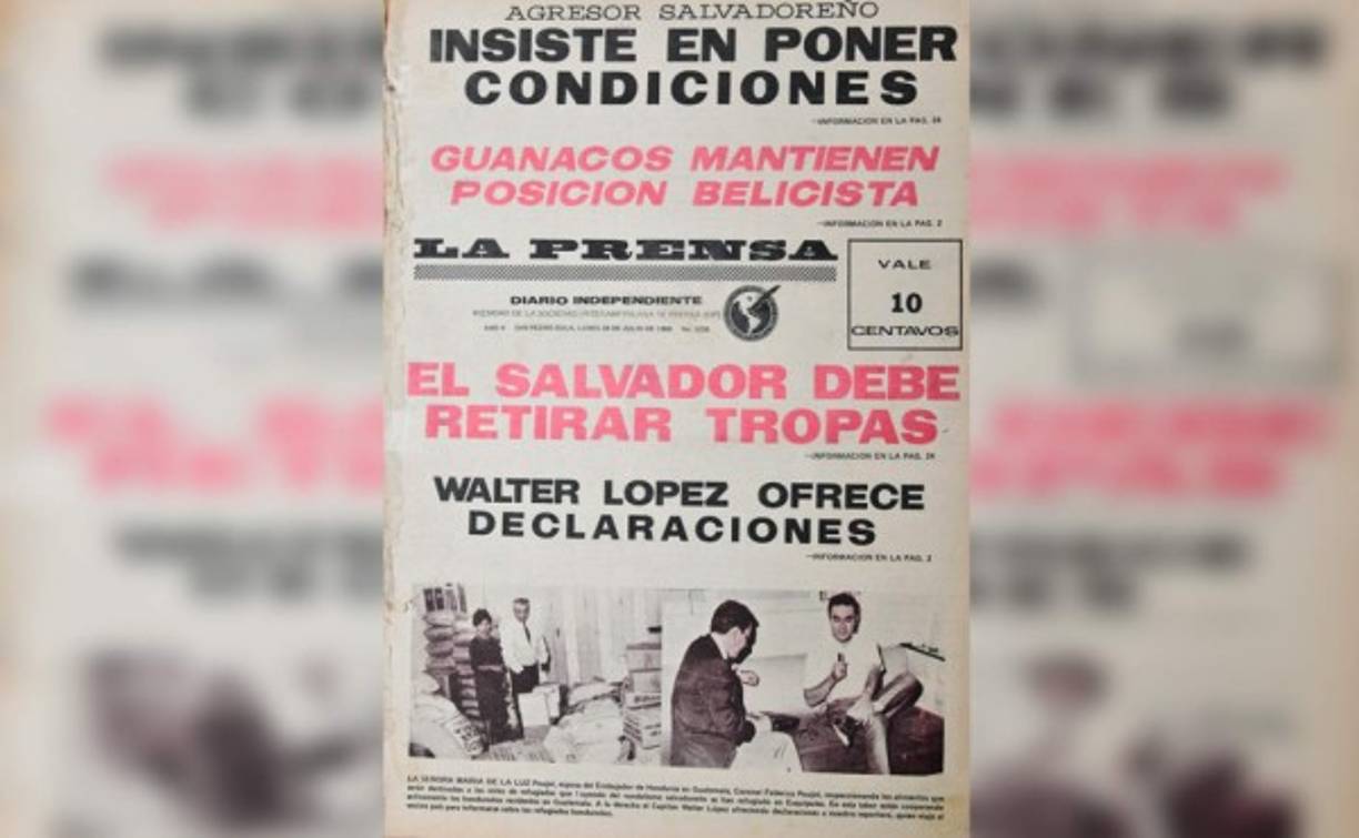Con el primer bombardeo aéreo, la fuerza militar terrestre salvadoreña, a las 6:00 de la tarde del mismo 14 de julio, lanzó un ataque de 30 minutos sobre posiciones hondureñas ubicadas en El Jutal y Cayaguanca, Ocotepeque, pero no encuentraron respuesta. Foto de archivo.