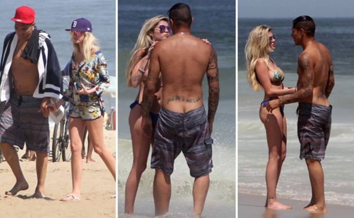 Paolo Guerrero también tuvo su romance con la joven conocida como Bárbara Evans.