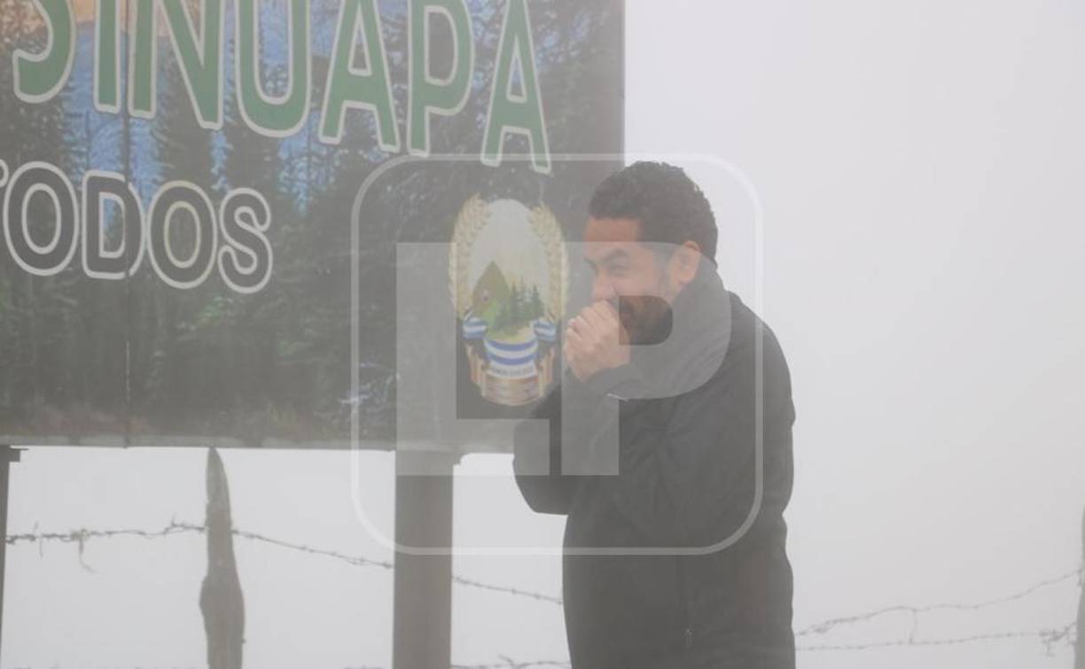 Una cuña de alta presión está afectado este fin de semana al país. En El Portillo, municipio de Sinuapa, Ocotepeque, las temperaturas mínimas son entre 10 y 13 grados centígrados. 