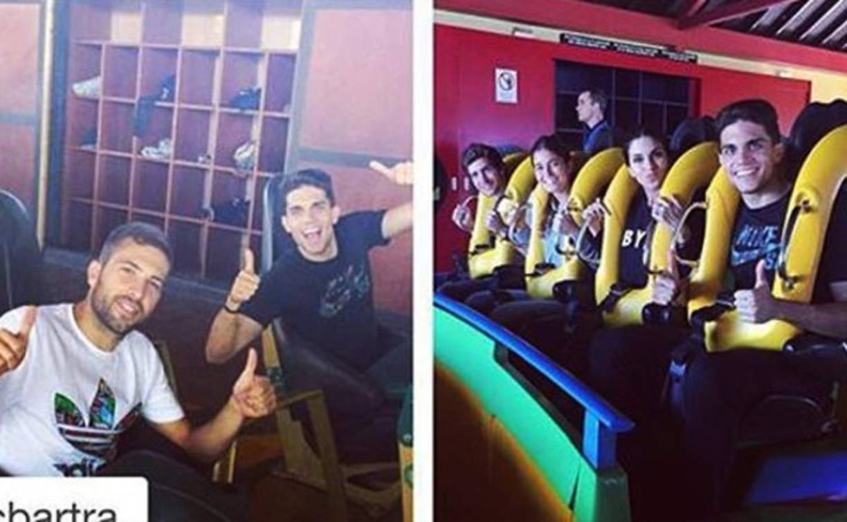 Otra foto de Bartra con su familia.