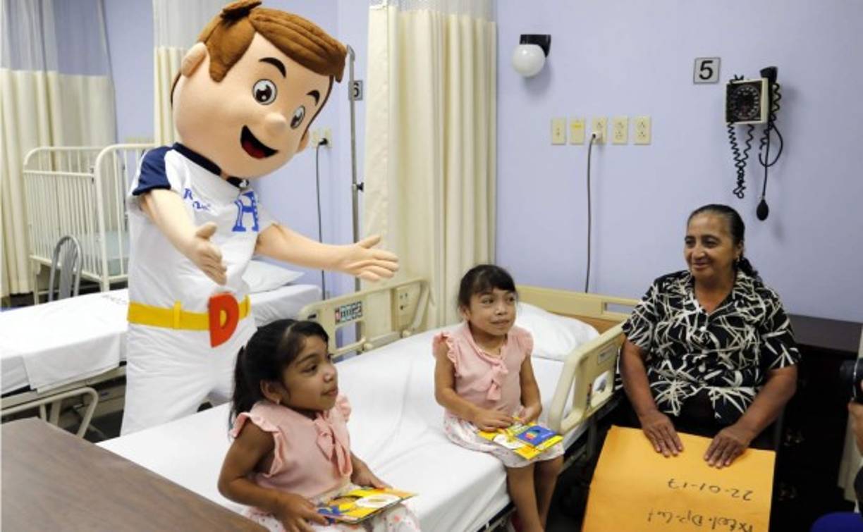 Los pacientes disfrutaron de la visita.