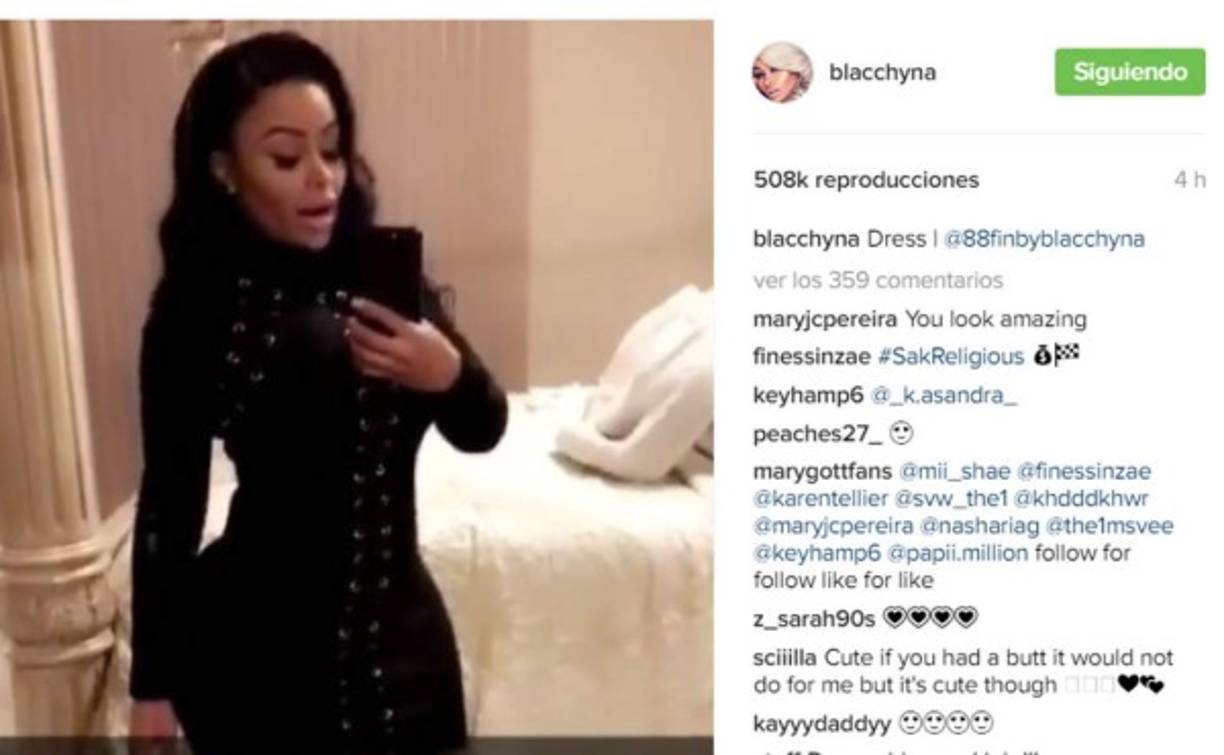 Blac Chyna con su nuevo cuerpo.